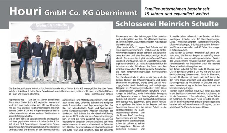 Über Uns Heinrich Schulte GmbH